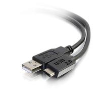C2G 1m USB 2.0 USB Type C to USB A Cable M/M - USB C Cable Black