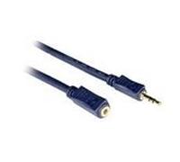 C2G 1m Velocity 3.5mm Stereo Audio Extension Cable M/F audio cable Black