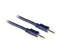 C2G 1m Velocity 3.5mm Stereo M/M audio cable Black