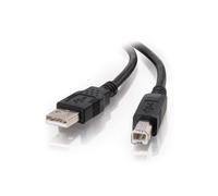 C2G 2.0m USB2.0 USB Type-A to Type-B Printer Extension Cable Black