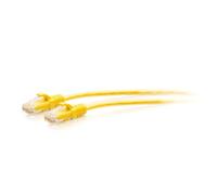 C2G 2.1M (7Foot) CAT6A Extra Flexible Slim Ethernet Cable, Ideal for use with Router, Modem, Internet,Wifi boxes, Xbox, PS5, Smart TV, SKY Q, IP Camera. Delivering Ultra Fast Internet Speeds. YELLOW