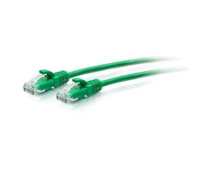 C2G 2.1M (7Foot) CAT6A Extra Flexible Slim Ethernet Cable, Ideal for use with Router, Modem, Internet,Wifi boxes, Xbox, PS5, Smart TV, SKY Q, IP Camera. Delivering Ultra Fast Internet Speeds. GREEN
