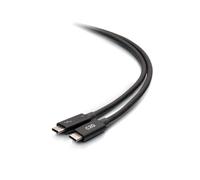 C2G 2.5ft (0.8m) Thunderbolt™ 4 USB-C® Cable (40Gbps)