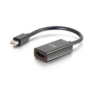 C2G 20CM Mini DisplayPort/Thunderbolt 2 Male to HDMI Female Passive Adapter Converter - 4K 30Hz…