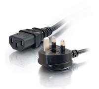 C2G 2m 16 AWG UK Power Cord (IEC320C13 to BS 1363)