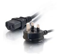 C2G 2m 20 AWG UK Power Cord (IEC320C13 to BS 1363)