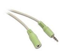 C2G 2m 3.5mm Stereo M/F PC-99 audio cable Grey