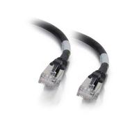 C2G 2m Cat6a Booted Shielded (STP) Network Patch Cable - Black