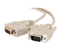 C2G 2M DB9 RS232 Male to Female DB9 RS232 Extension Serial Cable