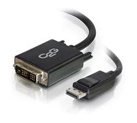 C2G 2m DisplayPort Male to Single Link DVI-D Male Adapter Cable - Black