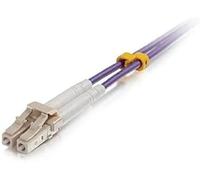 C2G 2m LC/LC OM4 LSZH Fibre Patch - Purple - Patch cable - LC multi-mode (M) to LC multi-mode (M) - 2 m - fibre optic - 50/125 micron - OM4 - purple