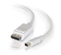 C2G 2m Mini DisplayPort to DisplayPort Adapter Cable 4K UHD - White