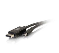 C2G 84301 2m Mini-DisplayPort/Thunderbolt to DisplayPort Monitor Cable Black Bla