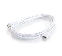 C2G 2m USB 2.0 A Male to A Female Extension Cable - White