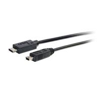 C2G 2m USB 2.0 USB Type C to USB Mini B Cable M/M - USB C Cable Black