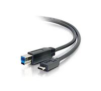C2G 2m USB 3.1 Gen 1 USB Type C to USB B Cable M/M USB C Cable Black