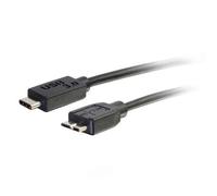 C2G 2m USB 3.1 Gen 1 USB Type C to USB Micro B Cable - USB C Cable Black