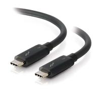 C2G 2m Thunderbolt 3 Cable (20Gbps) - Thunderbolt Cable - 4K support - Black