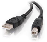 C2G 2M USB Printer Cable, USB 2.0 A to B Lead. Compatible with printers and sca