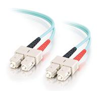 C2G 2mFibre/Fiber Optic Cable for 10Gb Base-SR and 10GBase-LRM SC/SC 10Gb LSZH Duplex Multimode 50/125 Fibre