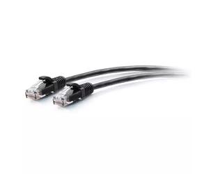 C2G 3.7m Cat6a Snagless Unshielded (UTP) Slim Ethernet Patch Cable - Black