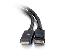 C2G 3ft DisplayPort[TM] Male to HDMI[R] Male Passive Adapter Cable - 4K 30Hz