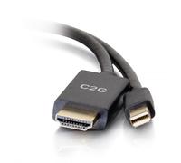 C2G 3ft Mini DisplayPort[TM] Male to HDMI[R] Male Passive Adapter Cable - 4K 30Hz