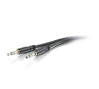 C2G 3m / 10ft Slim Aux 3.5mm Audio Cable - M/M, Audio Jack