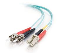C2G 3m Fibre/Fiber Optic Cable for 10Gb Base-SR and 10GBase-LRM LC/ST 10Gb LSZH Duplex Multimode 50/125 Fibre