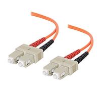 C2G 3m Fibre/Fiber Optic Cable for Fast Ethernet, Fiber Channel, ATM and Gibabit Patch Cable LSZH SC/SC Duplex Multimode Multimode 62.5/125 MM