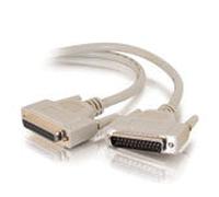 C2G 3m IEEE-1284 DB25 M/F Cable parallel cable Grey