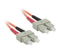 C2G 3m Fibre/Fiber Optic Cable for Fast Ethernet, Fiber Channel, ATM and Gibabit Patch Cable LSZH SC/SC Duplex Multimode Multimode 62.5/125 MM