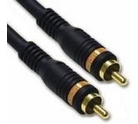 C2G 3m Velocity Digital Audio Coax Cable coaxial cable RCA Black
