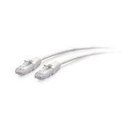 C2G 4.5M (15Foot) CAT6A Extra Flexible Slim Ethernet Cable, Ideal for use with Router, Modem, Internet,Wifi boxes, Xbox, PS5, Smart TV, SKY Q, IP Camera. Delivering Ultra Fast Internet Speeds. WHITE