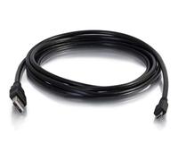 C2G 4.6M USB-A 2.0 Male to Micro USB-B Male Extension Cable (15 Foot) Long PS4 Controller Charger Cable, black