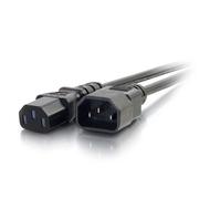 C2G 5 Metre 16 AWG Computer Extension Cord (IEC320C13 to IEC320C14) 15 Foot Kettle Lead/Power Cable, Black