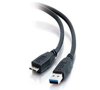 C2G 54178 Micro USB Cable - USB 3.0 A Male to USB Micro-B Male Cable, Black (9.8 Feet, 3 Meters)