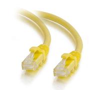C2G 5M Cat5e Ethernet RJ45 High Speed Network Cable, LAN Lead Snagless UTP LSZH-YLW