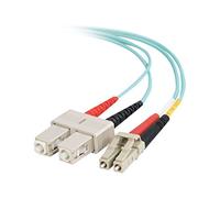 C2G 5m Fibre/Fiber Optic Cable for 10Gb Base-SR and 10GBase-LRM LC/SC 10Gb LSZH Duplex Multimode 50/125 Fibre