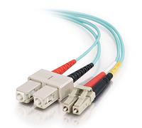 C2G 5m Fibre/Fiber Optic Cable for 10Gb Base-SR and 10GBase-LRM LC/SC 10Gb LSZH Duplex Multimode 50/125 Fibre