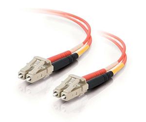 C2G 5m Fibre/Fiber Optic Cable for Fast Ethernet, Fiber Channel, ATM and Gibabit Patch Cable LSZH LC/LC Duplex Multimode Multimode 50/125 MM