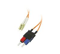 C2G 5m Fibre/Fiber Optic Cable for Fast Ethernet, Fiber Channel, ATM and Gibabit Patch Cable LSZH LC/SC Duplex Multimode Multimode 62.5/125 MM