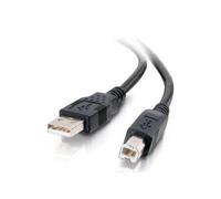 C2G 6.6ft (2m) USB 2.0 A/B Cable - Black
