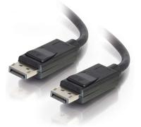 C2G 6ft (1.8m) DisplayPortTM Cable with Latches 4K 60Hz UHD M/M - Black