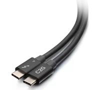 C2G 6ft (2m) Thunderbolt 4 USB-C Active Cable (40Gbps). Connector 1: USB C Connector 2: USB C Cable length: 1.83 m. Cable diameter: 4.8 mm. Quantity per pack: 1 pc(s) Package weight: 110 g