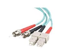 C2G 7m Fibre/Fiber Optic Cable for 10Gb Base-SR and 10GBase-LRM SC/ST 10Gb LSZH Duplex Multimode 50/125 Fibre