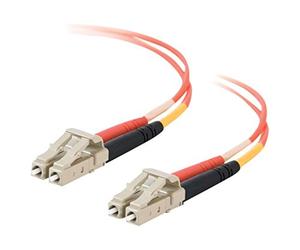 C2G 7m Fibre/Fiber Optic Cable for Fast Ethernet, Fiber Channel, ATM and Gibabit Patch Cable LSZH LC/LC Duplex Multimode Multimode 50/125 MM