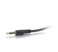 C2G 80114 audio cable 0.15 m 3.5mm 2 x 3.5mm Black