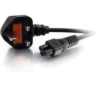 C2G 80601 1 Metre C5 Laptop Power Cable (IEC60320C5 to BS1363) 3 Foot Cloverlea