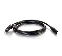 C2G 80618 power cable Black 3 m CEE7/7 C7 coupler